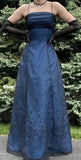 Lace Prom Dress with Spaghetti Straps - Full Length Formal Evening HZ0307