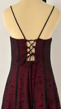 Classic Burgundy Slim Long Prom Dresses Sequined Lace Evening Party HZ0307