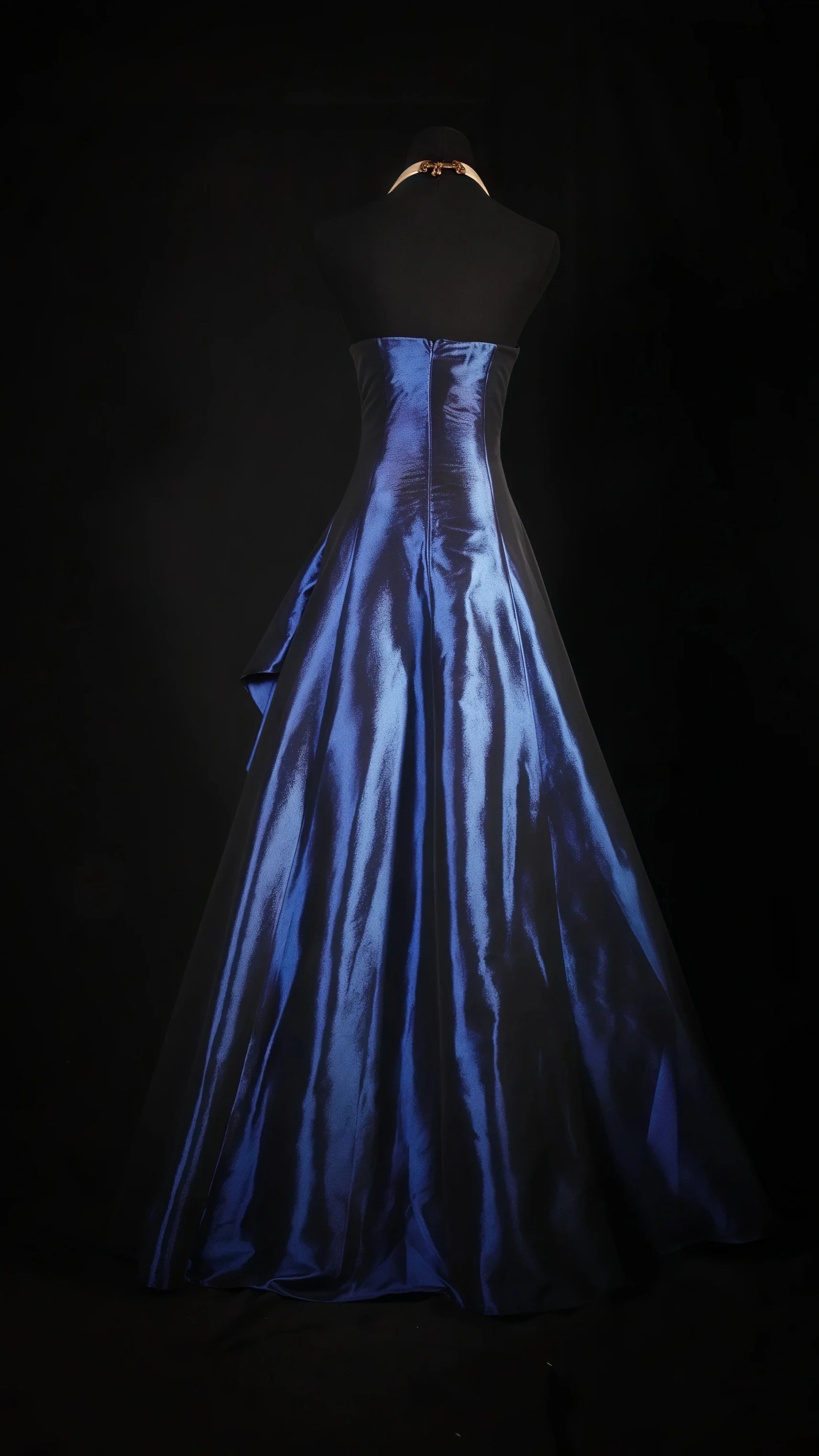 Classic Navy Blue Prom Dress, Vintage Long Party Dress, Beaded Luxury HZ0307