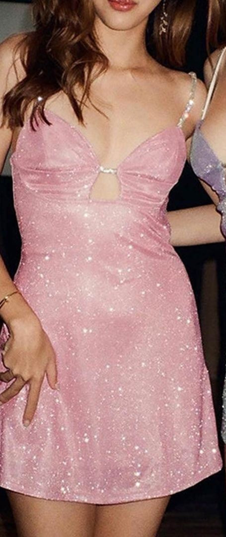 Glitter Bodycon Short Prom Dresses Homecoming Party HZ0307