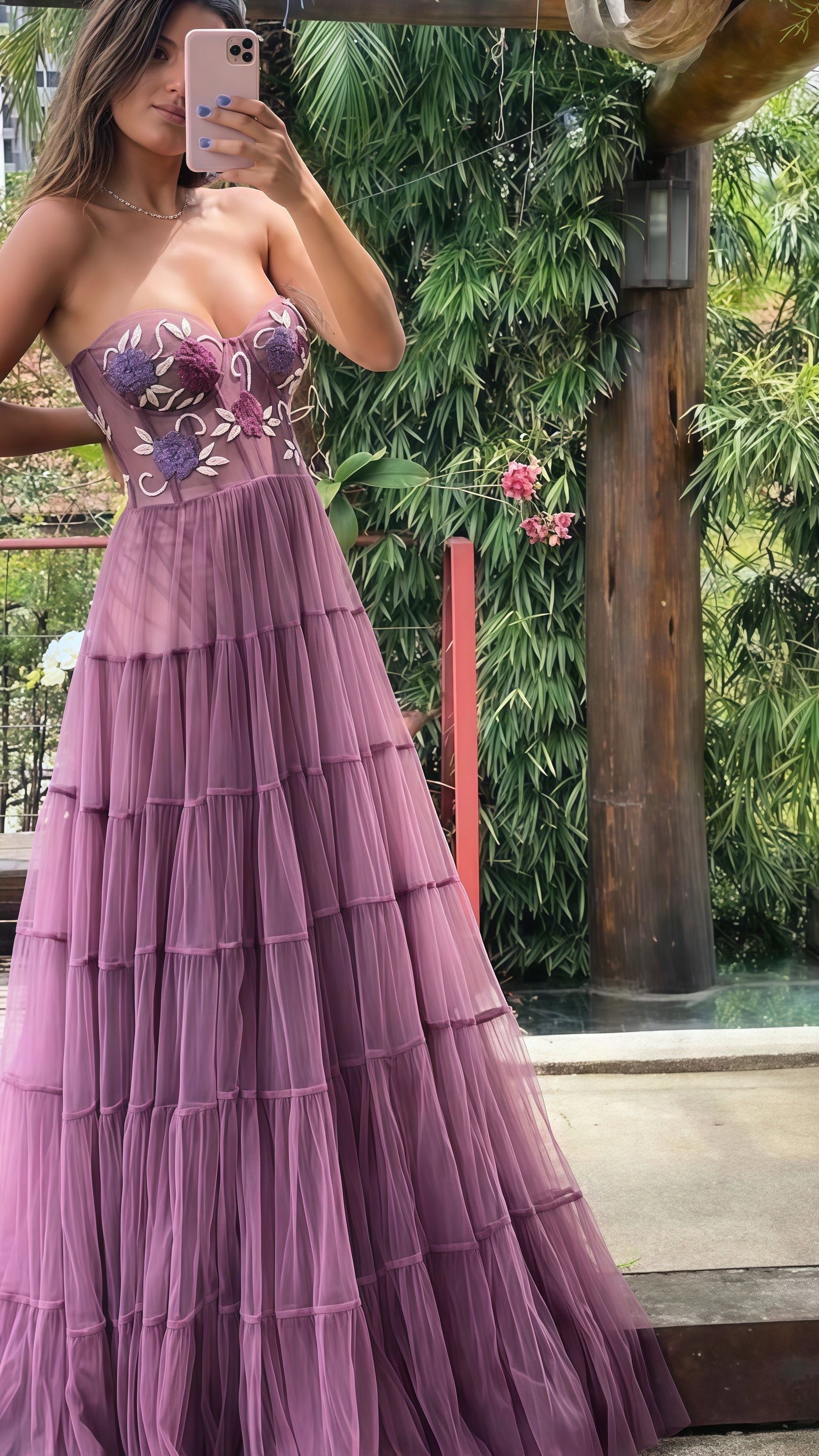 Gorgeous A Line Embroidery Prom Dresses, Lace Long Prom Dresses Formal Beads Evening HZ0307