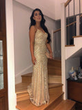 LTP0908,Spaghetti Straps Mermaid Tulle Prom Dresses with HZ0307