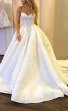 Ivory Lace Wedding Dresses, Sweetheart Wedding Bridal HZ0307