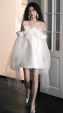 Multi Styles White Floral Wedding Dresses Beach Party HZ0307