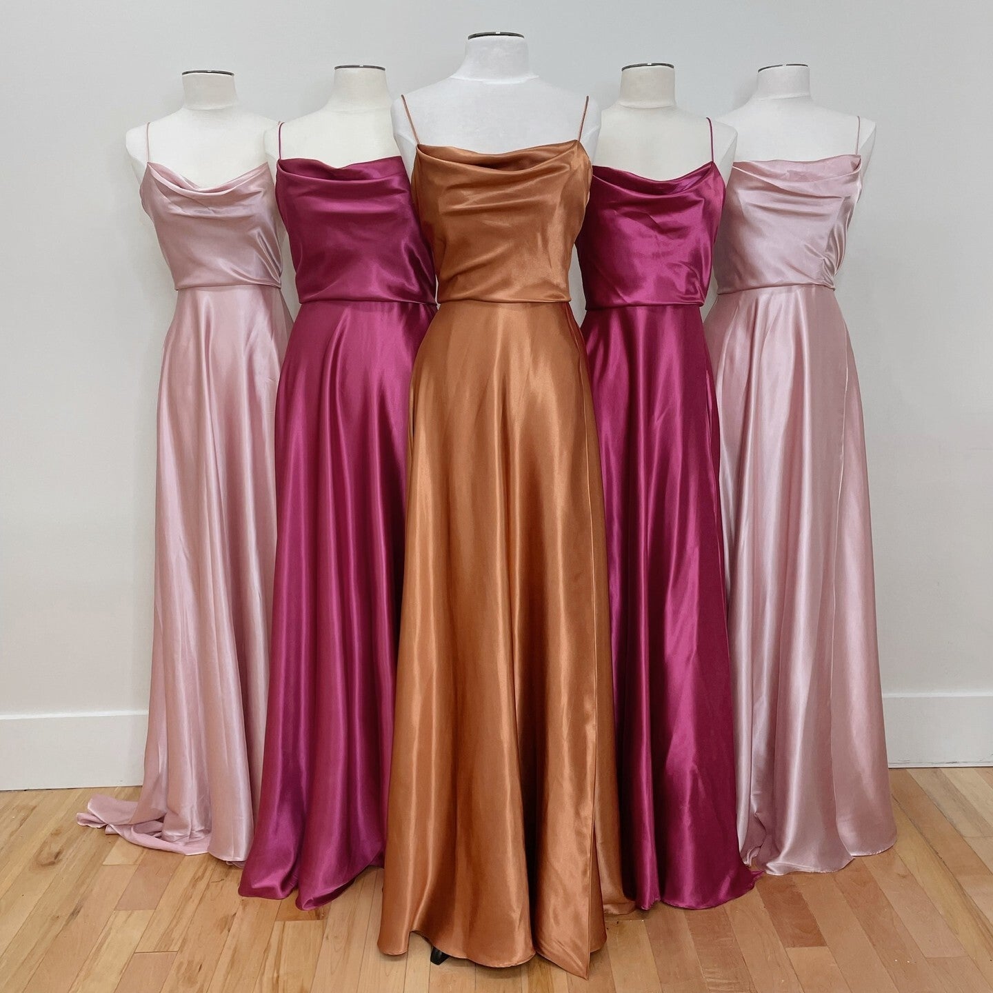 Simple Green A-line Spaghetti Straps Long Prom HZ0307