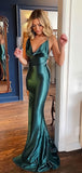 Sparkle Dark Green Mermaid Long Prom Dress With HZ0307