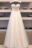Elegant Tulle Sweetheart Prom Dress - Long Formal HZ0307