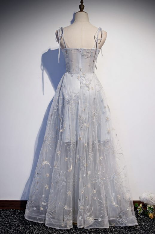 A-line Grey See through Party HZ0307