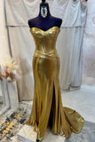 Sweetheart Black Metallic Mermaid Long Party HZ0307