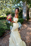 Hot Pink Strapless Mermaid Long Party Dress with Short HZ0307